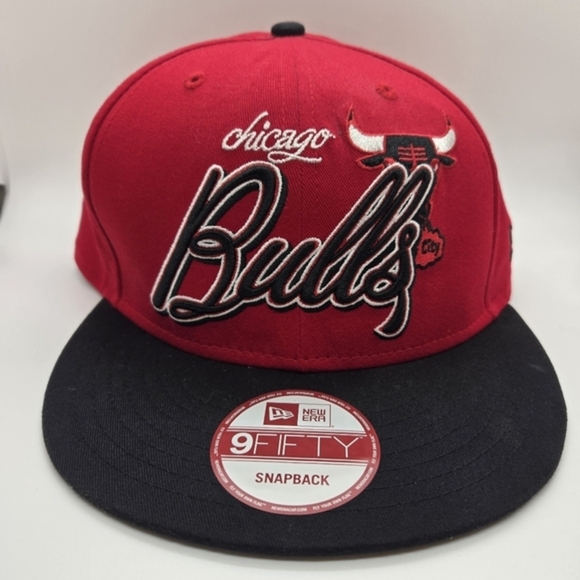 Chicago Bulls New Era 9Fifty‎ Flatbill Snapback NBA Basketball Hat - Picture 1 of 16